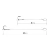Delphin Braided Sting Feeder Rig 12cm Pletena gotova vezica 6 Chinu udica 10kom