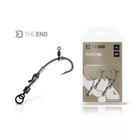   Delphin TheEnd Ronnie Rig 4 Pontyozó Horog Gyorskapcsos Forgóval 4db
