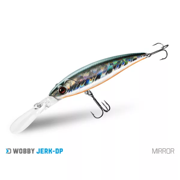 Delphin Wobby Jerk-DP Mirror 9cm 12,5gr Wobbler