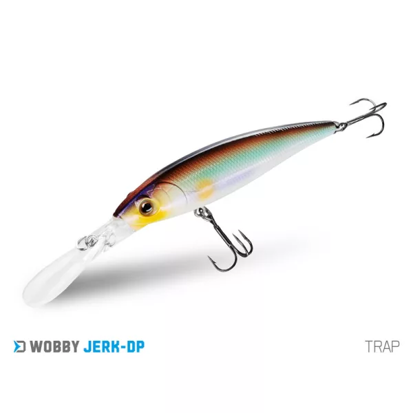 Delphin Wobby Jerk-DP Trap 9cm 12,5gr Wobbler