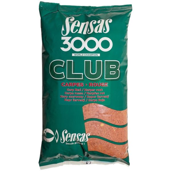 Sensas 3000 Club Carp - Big Fish Red Hrana za primamu 1kg