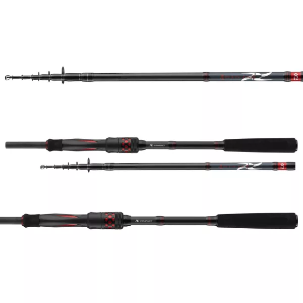 Daiwa Ninja X-Compact Spin 2,25m 5-30gr Teleszkópos Pergető Bot