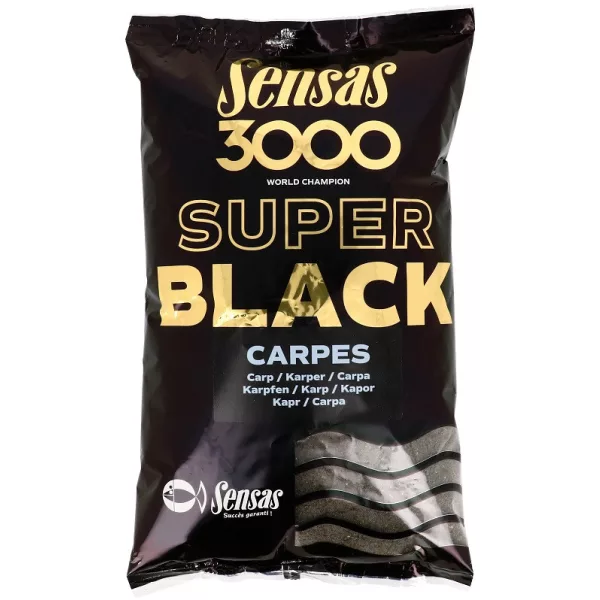 Sensas 3000 Super Black Carp Hrana 1kg