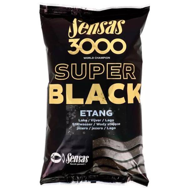 Sensas 3000 Super Black Lake Hrana 1kg