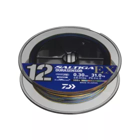   Daiwa Saltiga Durasensor 12 Braid EX+Si3 Multi-Color 0,33mm 300m Fonott Főzsinór