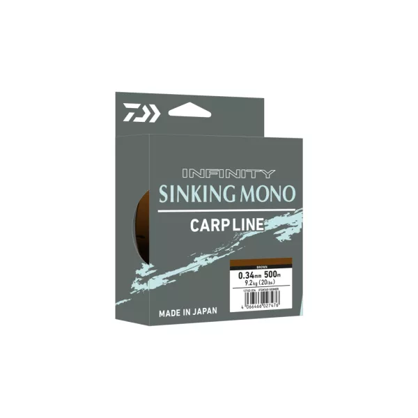 Daiwa Infinity Sinking Mono Barna 0,34mm 3000m Monofil Főzsinór