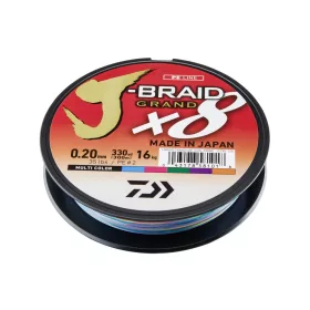   Daiwa J-Braid Grand X8 Multi-Color 0,16mm 150m Fonott Főzsinór
