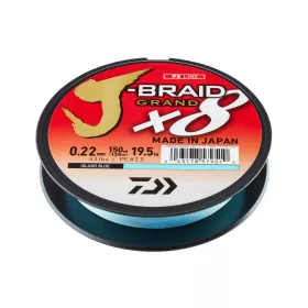Daiwa J-Braid Grand X8 Kék 0,10mm 135m Fonott Főzsinór