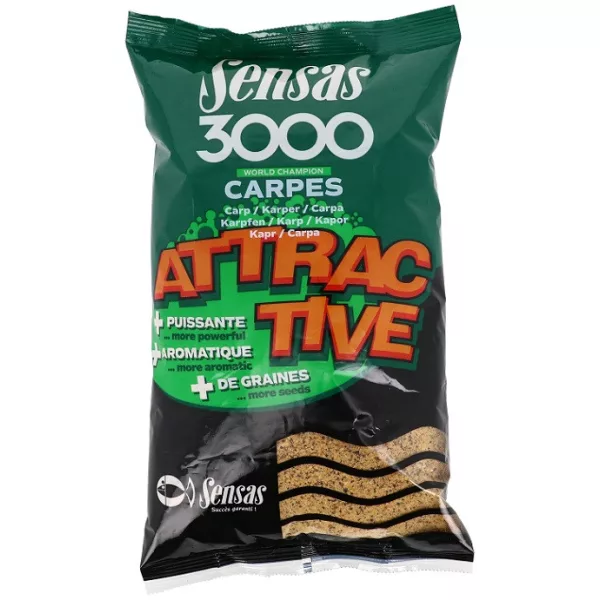 Sensas 3000 Atraktivna primama Šaran 1kg