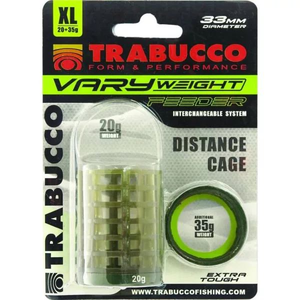 Trabucco Vary Weight Distance Cage Feeder XL 20gr, 35gr Feeder košara s zamjenjivim utezima