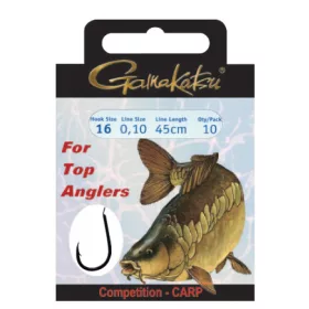   Gamakatsu Prethodno vezana BKS Brončana 8, 10 kom/pak., šaranska udica s lopaticom i bodljom