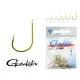 Gamakatsu LS-3310F/012 Crna 12 25kom/pakiranje Kuka za šarana s pločom i bodljikavom