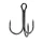 Gamakatsu Preda 13N Treble Hooks Nickel Trokraka Udica s okom, s bradom #12