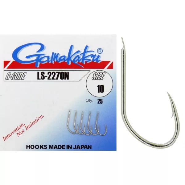 Gamakatsu LS-2260B/016 Brončana 18 25 kom/pak Udica za fini ribolov s pločicom i bodljom