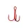 Gamakatsu Preda 13R Treble Hooks Red Trostruka Udica S Ušicom I Bodljom #10