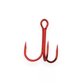   Gamakatsu Preda 13R Treble Hooks Red Trostruka Udica S Ušicom I Bodljom #8