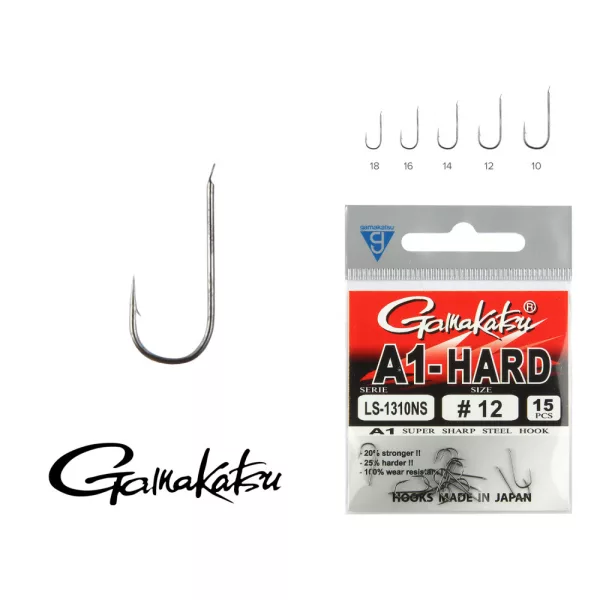 Gamakatsu LS-2210B/010 Brončana 10 10 kom/pak Feeder udica s pločicom i bodljom