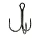 Gamakatsu Preda 18 Treble Hooks Black Trokraka Udica s okom, s bradom #1