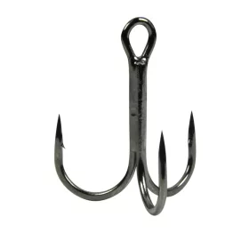   Gamakatsu Preda 18 Treble Hooks Black Trokraka Udica s okom, s bradom #1/0