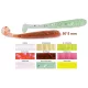 Trabucco Slurp Bait T-Shad Chartreuse Ghost Plastični mamac 10 kom
