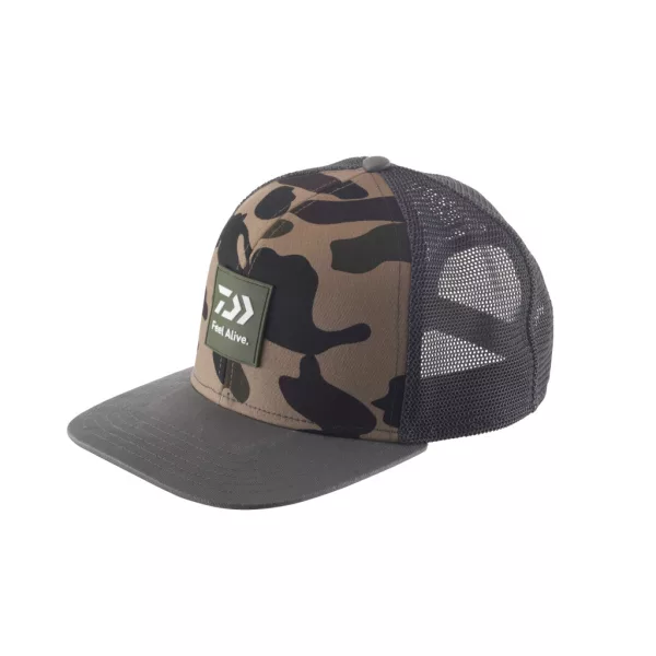 Daiwa D-Vec Cap Wild Camo-Grey Baseball Sapka