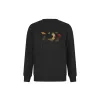 Daiwa D-VEC Crew Neck Camo Charcoal Pulóver L