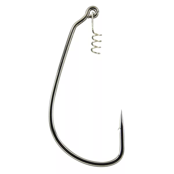 Gamakatsu Worm EWG Hooks Spring Lock Black #4/0 udica