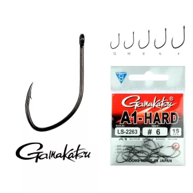   Gamakatsu LS-2263NSB/006 A1 Crna 6 15db/csomag Ušica Bodljikava Feeder udica