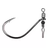Gamakatsu Preda Swivel Shot Black Hooks #2 Udica s virblom