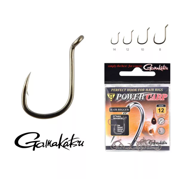 Gamakatsu A1 Team Feeder Circle Power Crna 14 15 kom/pak S okom S bodljom Feeder udica