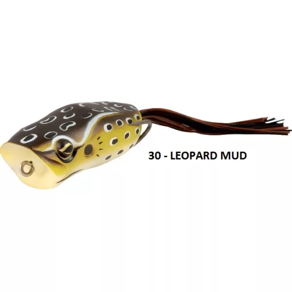 Rapture Popper Frog 6cm 15gr Leop. Mud Gumena žaba