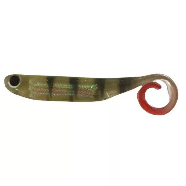 Rapture Power Minnow Curly Tail 7,5cm Perch Plastična varalica 6kom