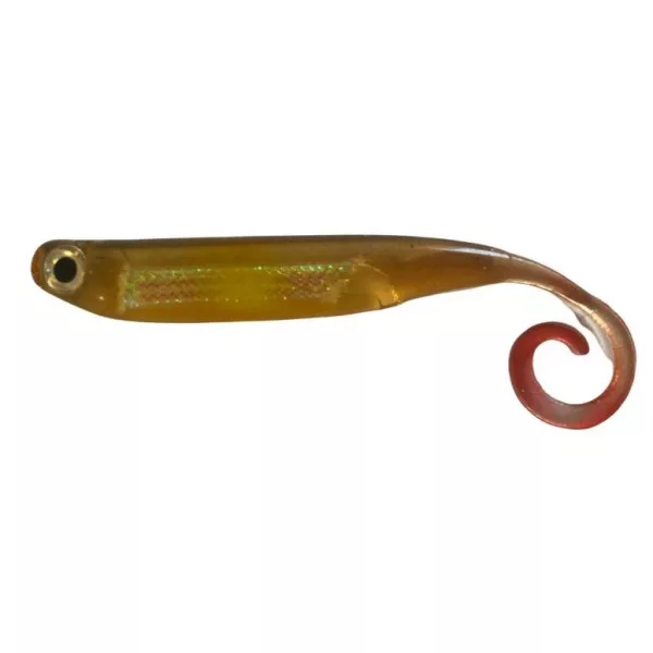 Rapture Power Minnow Curly Tail 7,5cm Brownie Plastična varalica 6kom