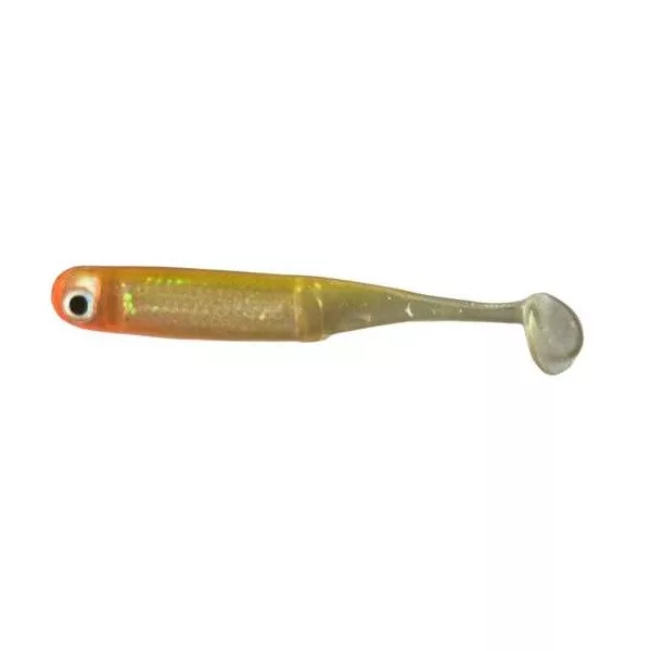 Rapture Mini Minnow Shad Tail 4,5cm Clown Chart Mekana gumena varalica 6kom