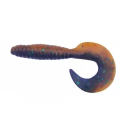   Rapture Fun Tail Grub 6,5cm Black Pumpkin Plastični mamac 10 kom