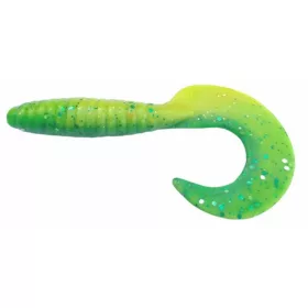   Rapture Fun Tail Grub 8,5cm Green Lime Plastični mamac 10 kom