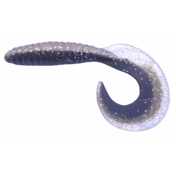 Rapture Fun Tail Grub 8,5cm Black Silver Plastični Mamac 10kom