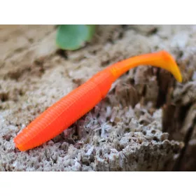   Rapture Power Shad Dual 10cm Crvena Plamena Žuta Plastični Mamac 8 komada