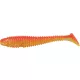 Rapture Ribbed Swing Shad 7cm Red-Yellow Plastični mamac 12 kom