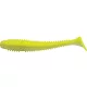 Rapture Rebrasti Swing Shad 9,5cm Chartreuse Ghost Plastična Varalica 7kom
