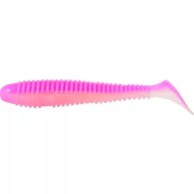   Rapture Ribbed Swing Shad 4cm Pink Shake Plastični mamac 14 kom