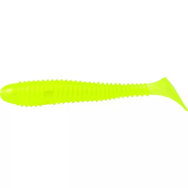 Rapture Ribbed Swing Shad 4cm Neon Yellow Plastični mamac 14 kom