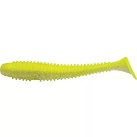   Rapture Ribbed Swing Shad 4cm Chartreuse Ghost Plastični mamac 14 kom