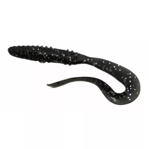 Rapture Mad Worm 8cm Dark Black Plastični mamac 10kom