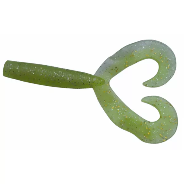 Rapture Twin Grub 9cm Chartreuse Ghost Plastični mamac 10 kom