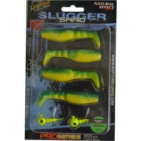   Rapture Slugger Shad Set 7,5cm Yellow / Blue 4+2kom Set Umjetnih Mamaca