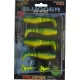 Rapture Slugger Shad Set 7,5cm Yellow / Blue 4+2kom Set Umjetnih Mamaca