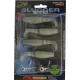 Rapture Slugger Shad Set 7,5cm Glowing 4+2kom Set Umjetnih Mamaca