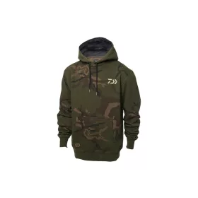 Daiwa Carp Camo Green Kapucnis Pulóver L