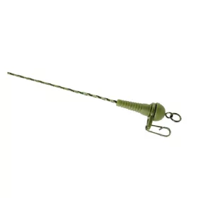   K-Karp DT Sleeve Rig 90cm Zeleni Predvez s Olovom i Sigurnosnom Kopčom 2kom